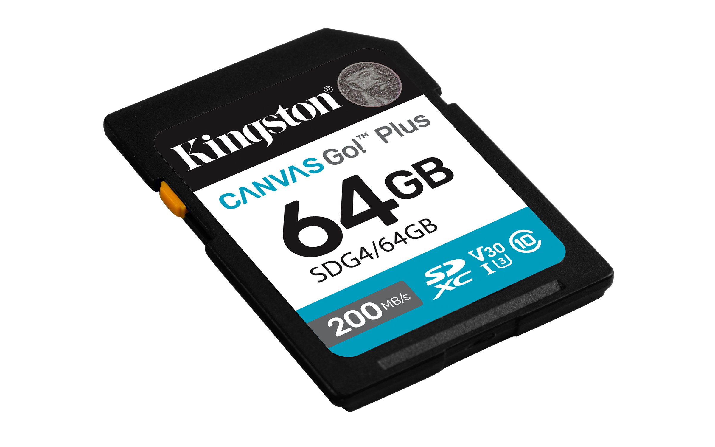 Kingston Canvas Go! Plus SDXC UHS-I Speicherkarte 64 GB V30 U3 Class 10 Schwarz