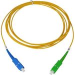 BlueOptics Simplex LWL Patchkabel, SC-UPC/SC-APC, 5 Meter, Singlemode E9/125Âµm, G.657.A1, OS2, Eingangsdämpfung: unter 0.2dB, Markenfaser, LSZH gelb, 2.0mm Tube, Keramik Ferrule, inkl. Messprotokoll (SFP2222BU5MS)