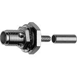 Telegärtner SMA-Kabeleinbaubuchse Crimp G07 C0803, Z27, G07 (RG-316/U), Gold (Standard)  - 5 Stück (J01151A0001)