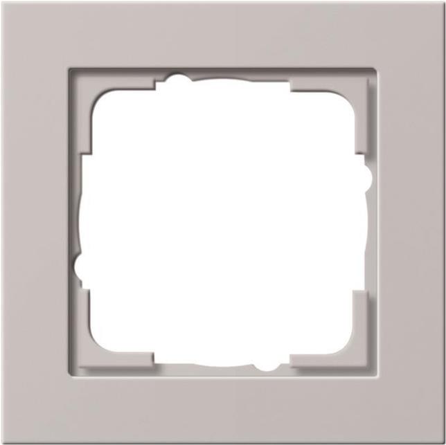 GIRA 021137 Abdeckrahmen 1f Gira E2 Grau m (021137)