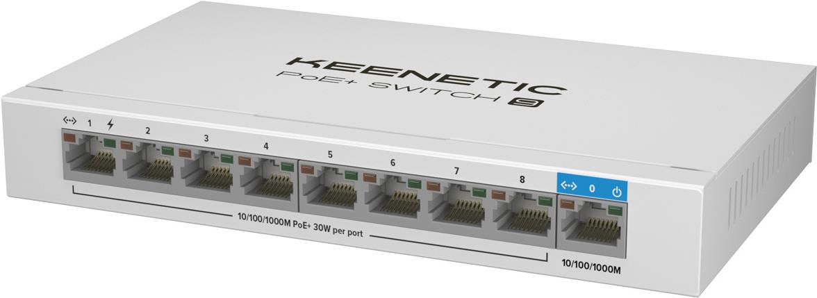 KEENETIC PoE+ Switch 9 KN-4710-01-EU PoE+ 8 Port+ 1 Uplink (KN-4710-01-EU)