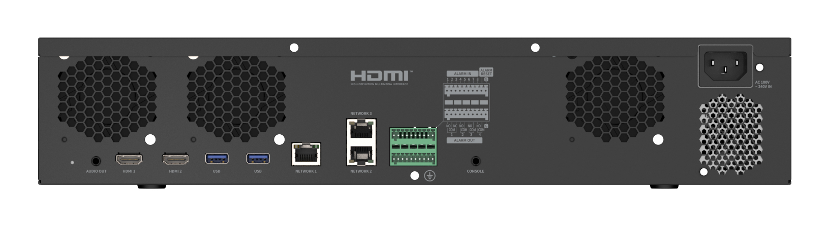 Hanwha Vision XRN-3220B2 Netzwerk-Videorekorder 32 Kanäle Schwarz