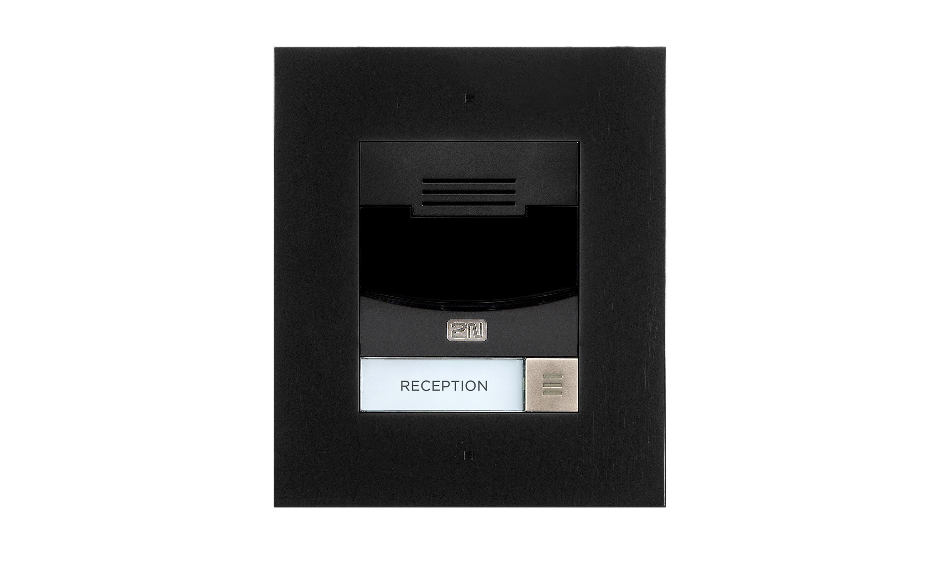 2N IP Solo IP-Intercom-Station mit Kamera Unterputz Schwarz