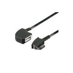 Wentronic Goobay TAE-F Verlängerung 4-polig, Schwarz, 15 m - TAE-F-Stecker auf TAE-F-Buchse (68000)