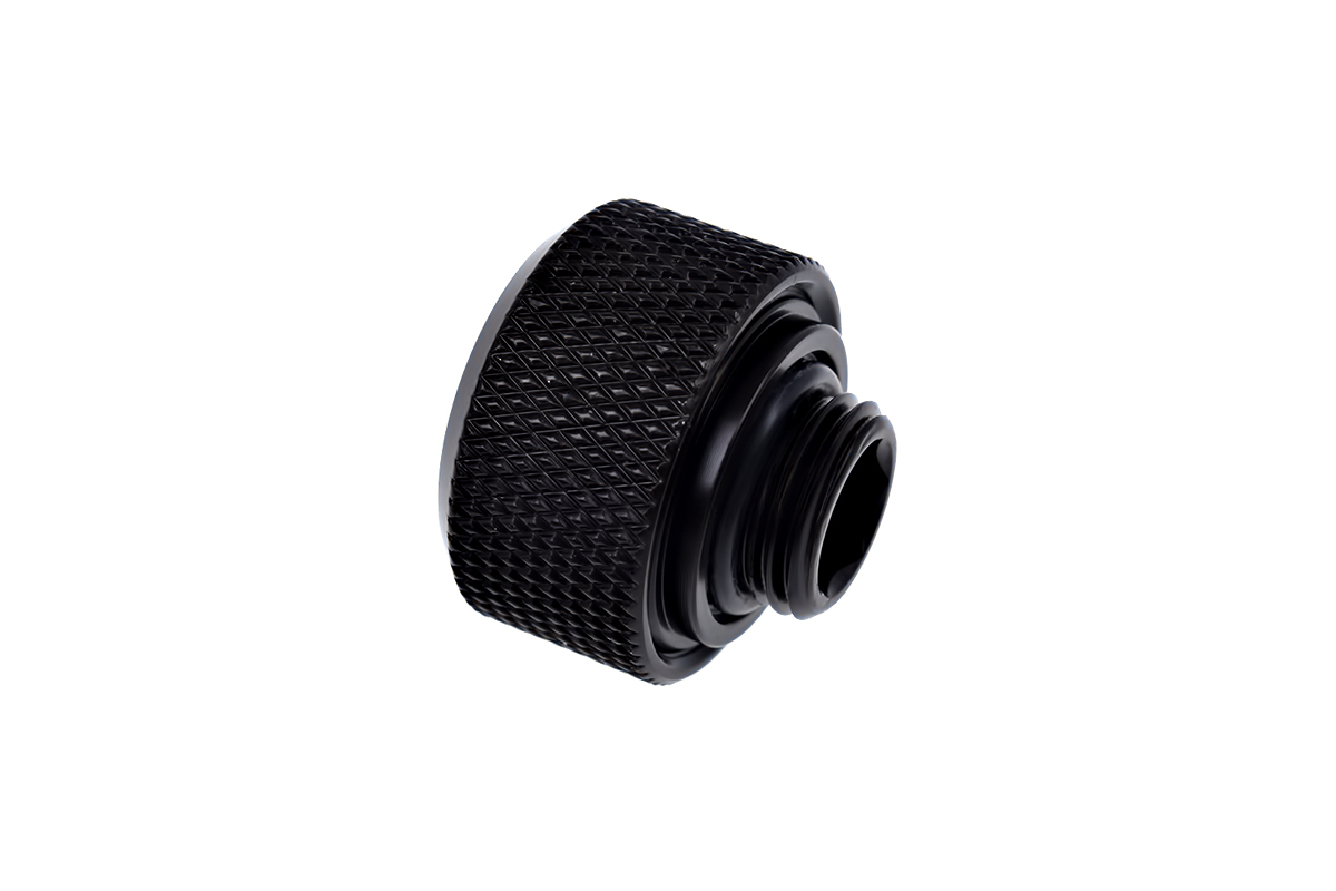 Alphacool Eiszapfen Connector Series HardTube Socket Flüssigkühlsystemarmatur Deep Black