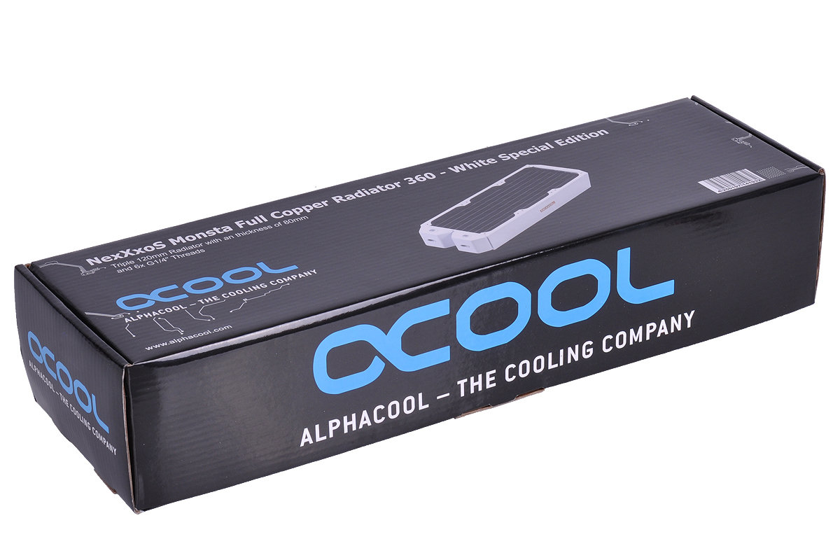 Alphacool NexXxoS Monsta 360 White Special Edition Kühler Weiß