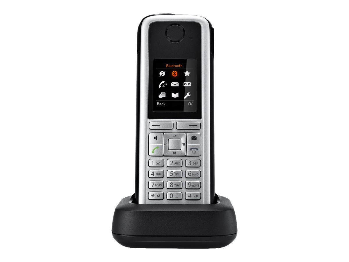 Unify OpenStage M3 Plus - Schnurloses Erweiterungshandgerät - Bluetooth - DECT - Schwarz, Silber