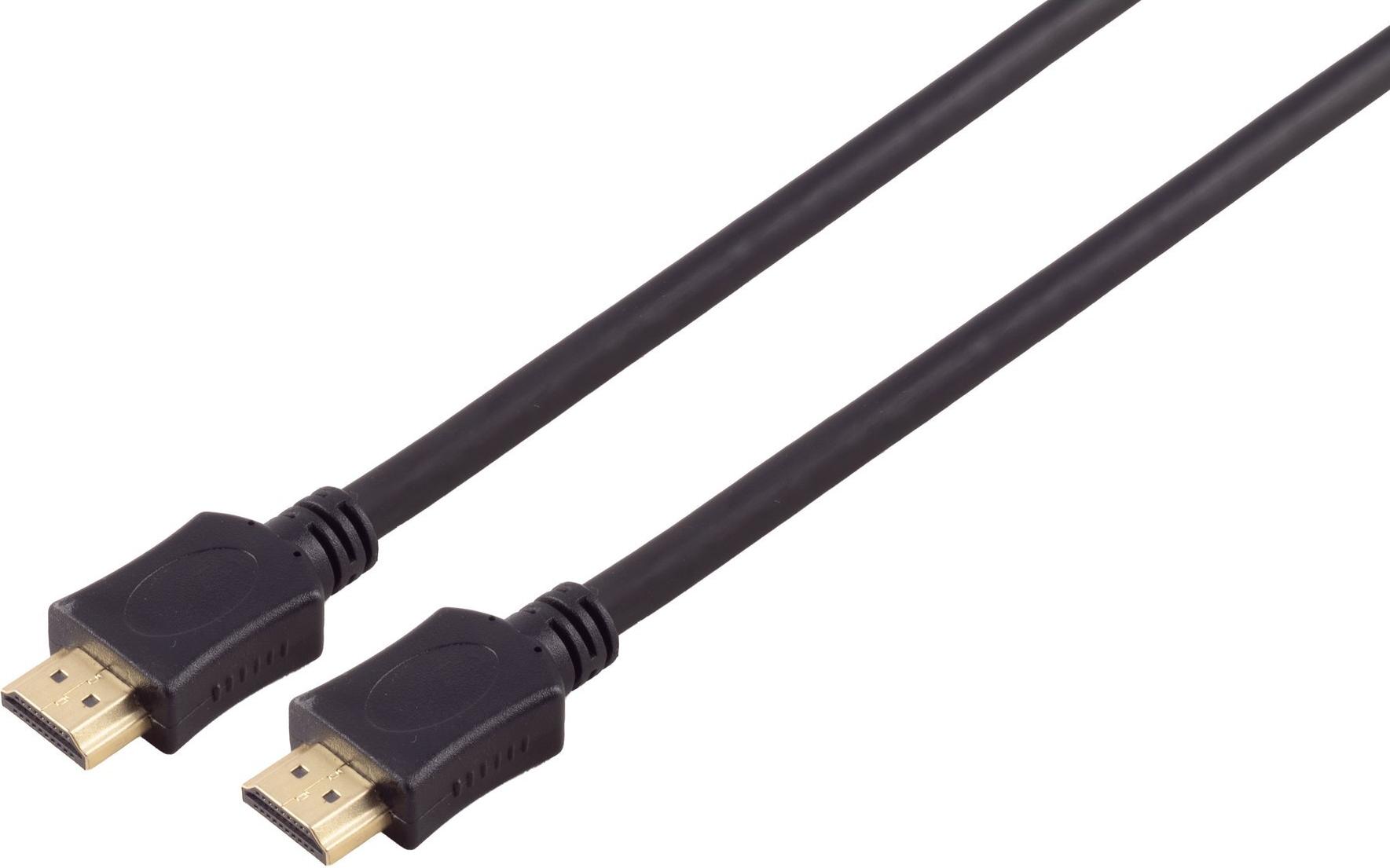 S/CONN maximum connectivity HDMI Anschlußkabel-Ultra HDMI Kabel, 8K, schwarz, 1,5m (10-45155)