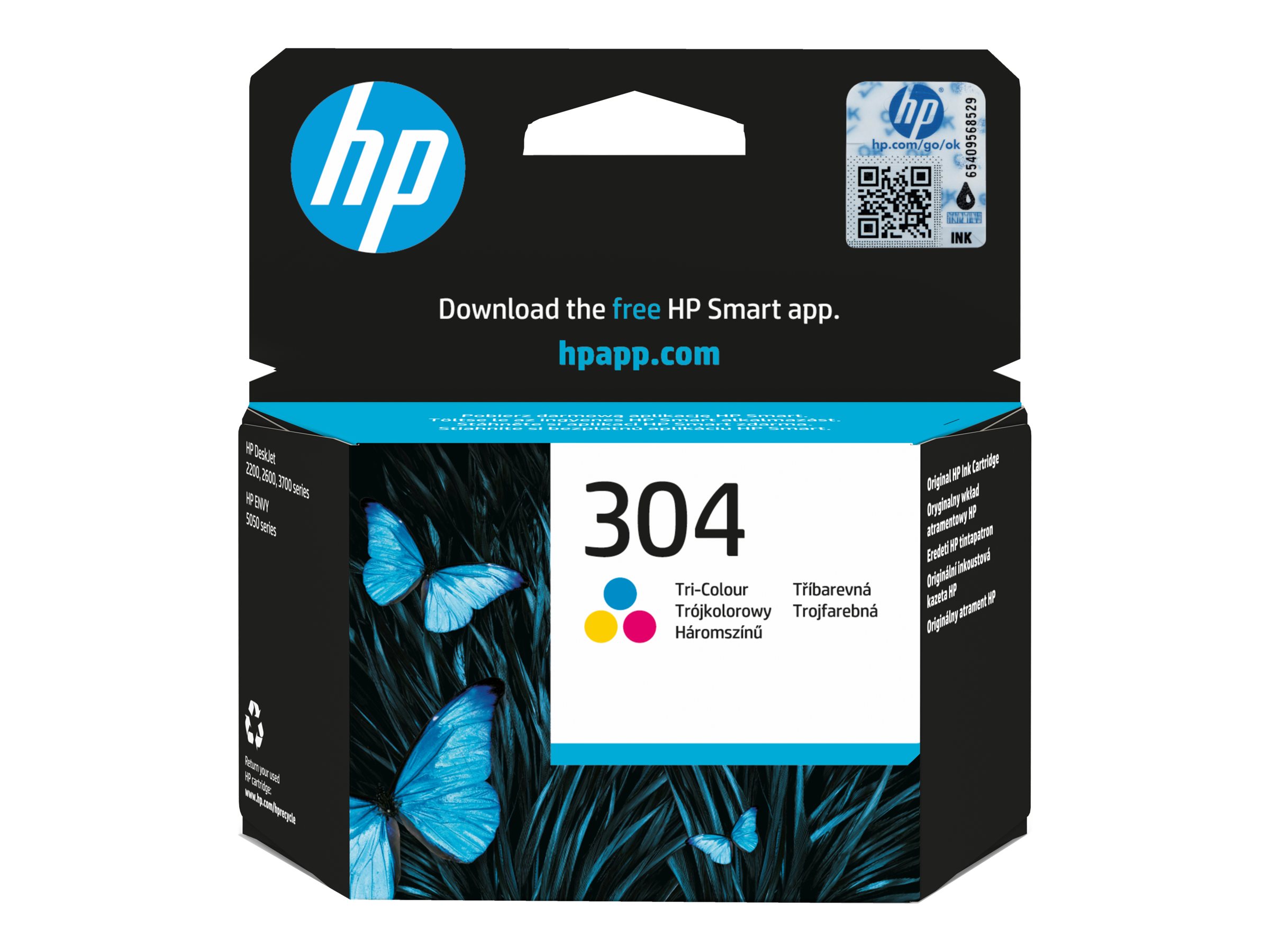 HP 304 Dreifarbig Original Tintenpatrone Cyan, Magenta, Gelb
