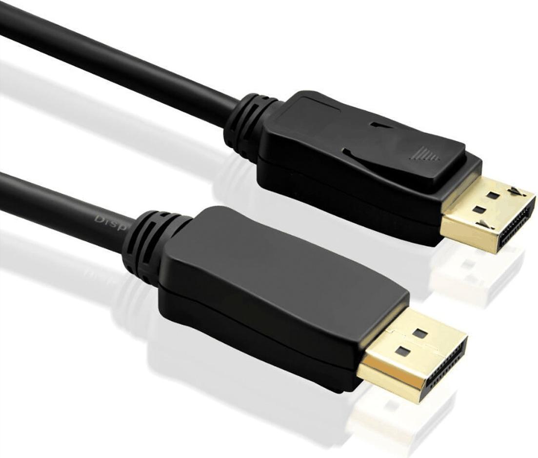 STANDARD DisplayPort Kabel, v1.4, DP ST - ST, schwarz, 1 m (S3695)