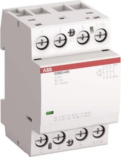 ABB ESB63-40N-06 Installationsschütz 4S/0Ö, 230 V AC/DC (1SAE351111R0640)