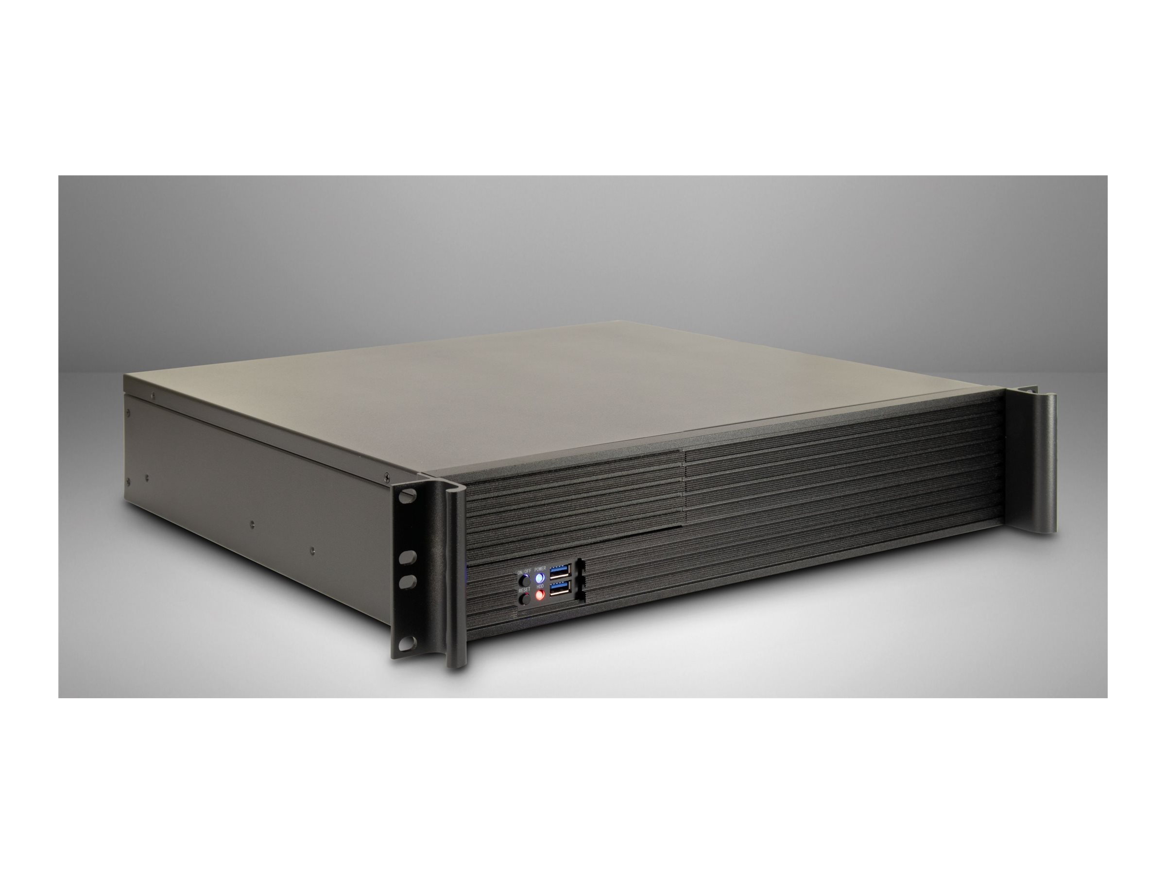 Inter-Tech IPC 2U-K240L Rack-Gehäuse 2U Micro ATX Mini-ITX Schwarz