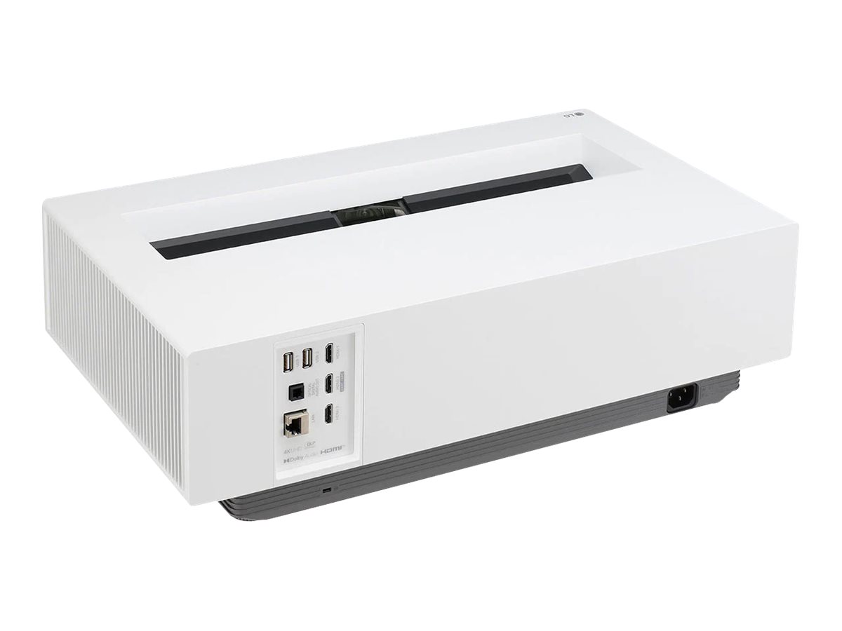 LG CineBeam HU715QW Ultra-Short-Throw-Projektor 120" 4K UHD 2500 ANSI Lumen Laser Weiß