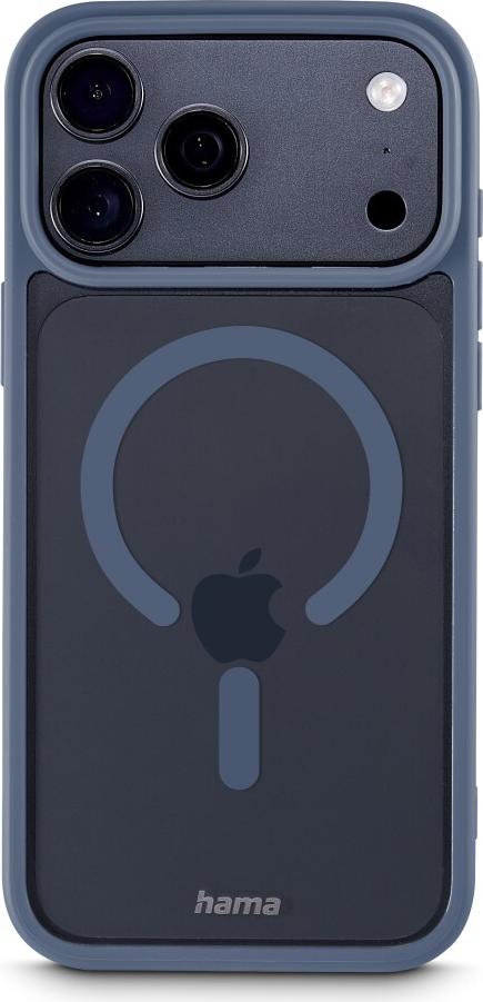 Hama Handyhülle Frame Protect f iPhone 17 Pro Max, magnetisch, durchsichtig,Bl (00232436)