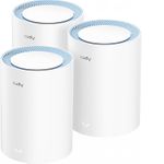 Cudy M1200 3-PACK Mesh-WLAN-System Dual-Band (2,4 GHz/5 GHz) Wi-Fi 5 (802.11ac) Weiß 1 Intern (M1200(3-Pack))