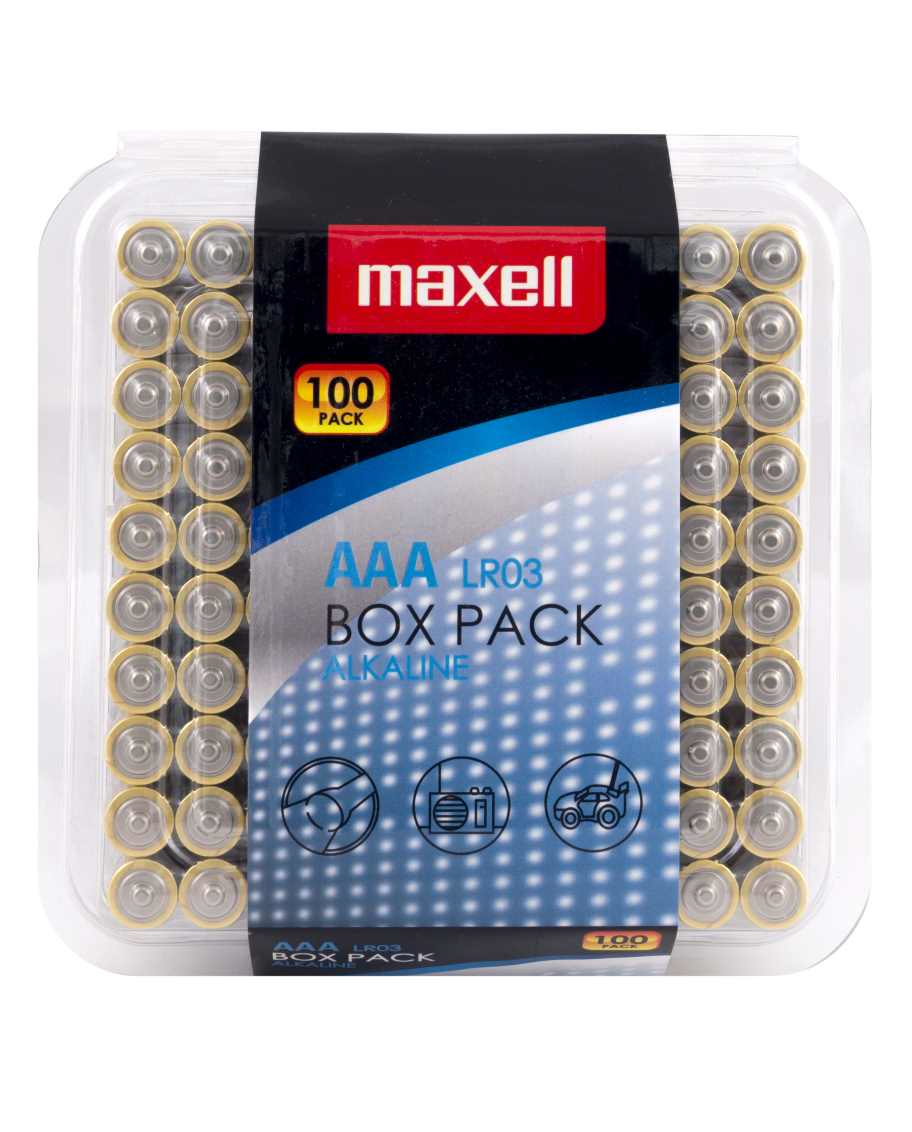 Maxell LR03 AAA Alkaline Batterie 100 Stück 1,5 V