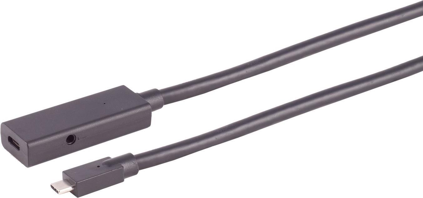 S/CONN maximum connectivity USB C-C Kabel--Aktive USB-C Verlängerung, USB 3.1, 10Gbps, 3,0m (13-49045)