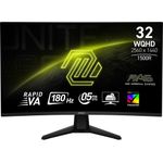 MSI MAG 32CQ6F Computerbildschirm 80 cm (31.5") 2560 x 1440 Pixel Wide Quad HD Schwarz [Energieklasse F] (MAG 32CQ6F)