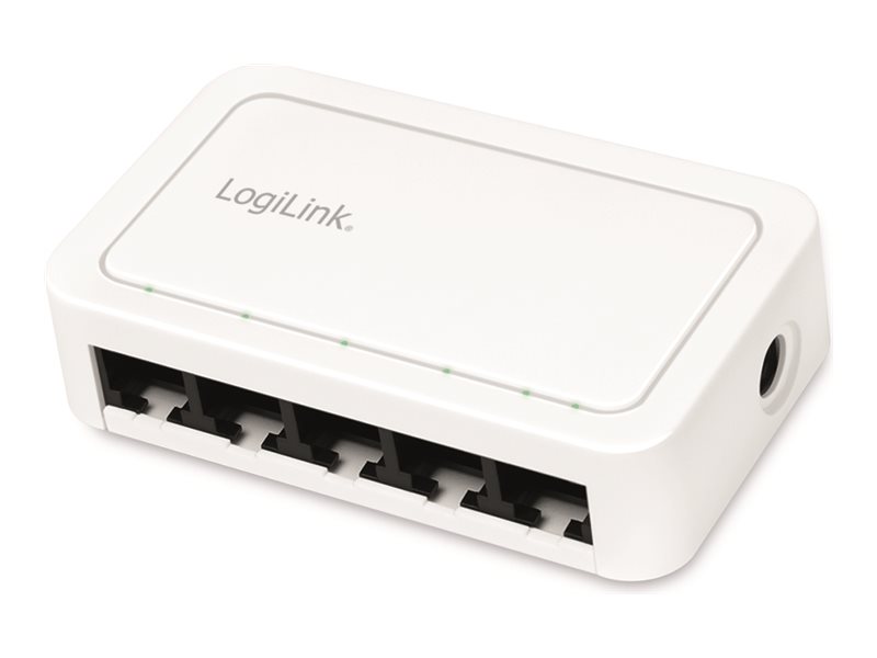 LogiLink NS0114 5-Port Gigabit Switch Weiß