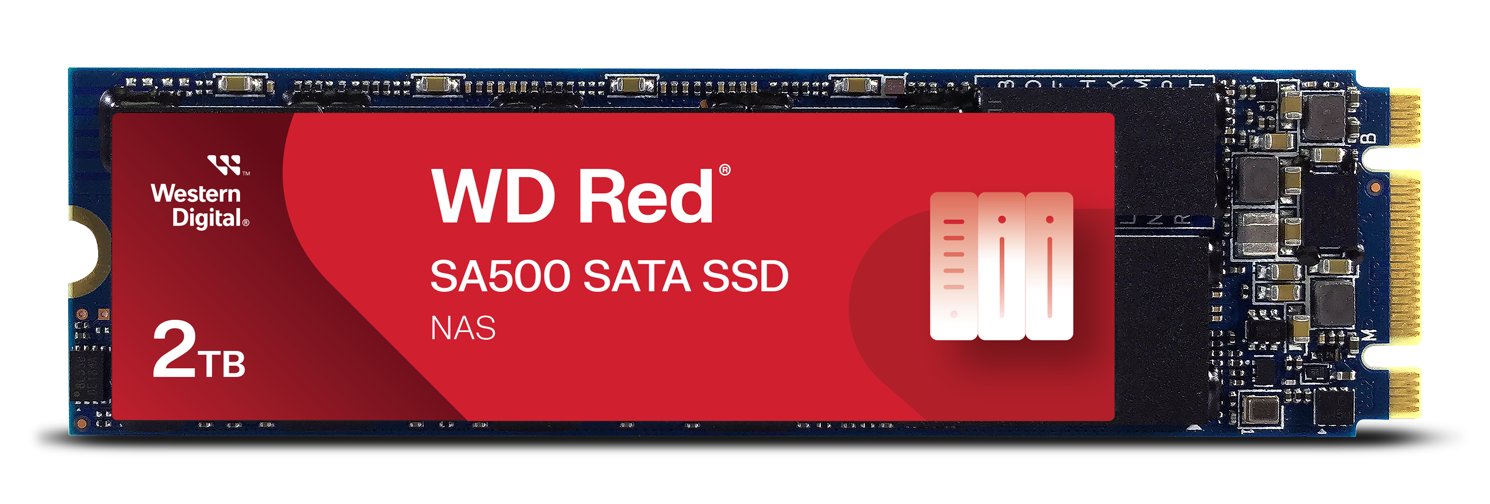 Western Digital WD Red SA500 WDS200T1R0B 2 TB M.2 2280 SATA SSD