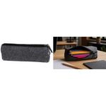 STOP Schlamper-Rolle, RPET-Filz, dunkelgrau aus 100% recyceltem PET-Filz, schmutzabweisend, - 1 Stück (46231)