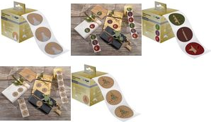 200 SIGEL Aufkleber Polar Bear Bär 47,0 x 47,0 mm (CS121)