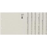 LEITZ Tauenpapier-Register, A-Z, für 8 Ordner, grau (1308-00-85)