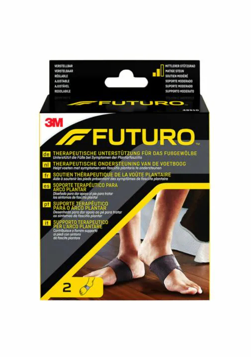 FUTURO Fersenspornbandage 48510EU1 Universalgröße 21,6–30,5 cm Schwarz