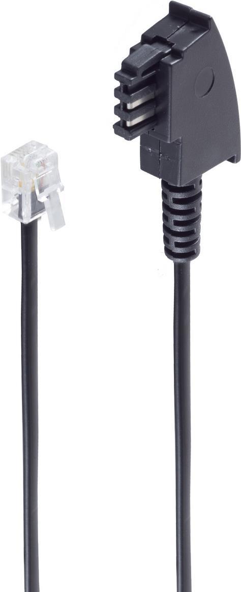 shiverpeaks ®-BASIC-S --TAE F-Stecker - Western-Stecker 6/4, UNIVERSAL (Import / Siemens+Telecom) 6,0m (BS70006)