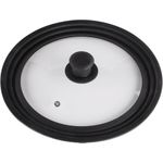 Xavax Universaldeckel mit Dampfloch für Töpfe und Pfannen, 24, 26, 28 cm, Glas (00111545)