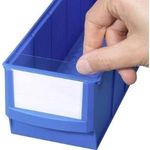 Allit ProfiPlus ShelfBox Label S Beschriftungsetiketten für Lagersichtboxen Weiß, Transparent 20 St. (456596)