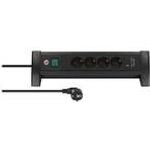 Brennenstuhl ALU-Office-Line 4fach schwarz weiß*DE* (1156250544)