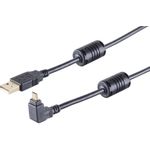 S-Conn 13-10002 USB Kabel 1 m USB 2.0 USB A Micro-USB B Schwarz (13-10002)