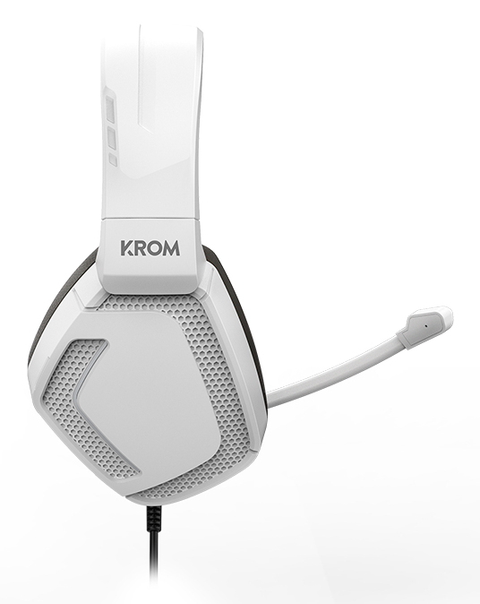 Krom Kopa Pro Kabelgebundenes Gaming Headset Weiß