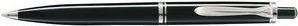 Pelikan Druckkugelschreiber "Souverän 1028,70cm (405"), schwarz/silber mit Druckmechanik, Palladium-veredelter Clip, diamanten - 1 Stück (926253)