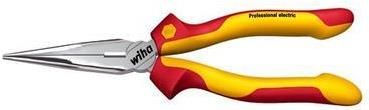 Wiha Flachrundzange Professional electric mit Schneide Z 05 0 06 Zum Greifen und Halten sowie Schneiden weicher und harter Drähte und Kabel, im Bereich von spannungsführenden Teilen bis 1.000 V AC (Z 05 0 06)