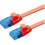 VALUE Patchkabel Kat.6A (Class EA) UTP, extra-flach, rot, 3 m (21.99.2023)