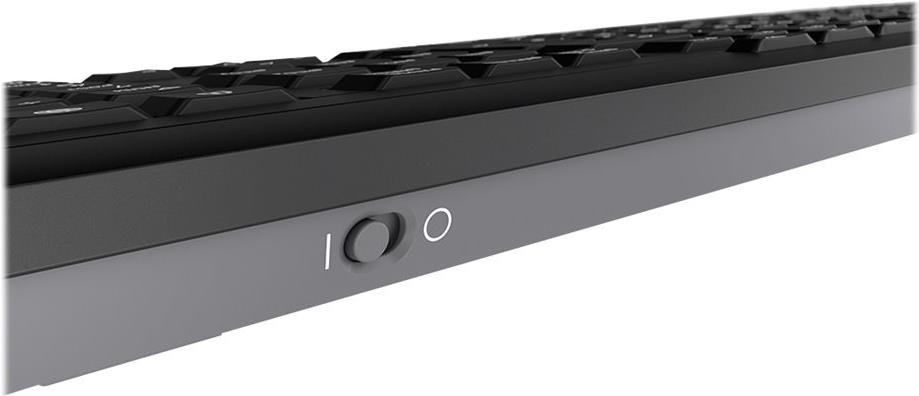 CHERRY STREAM KEYBOARD WIRELESS - Kabellose Tastatur - US International - 2.4 GHz - Schwarz