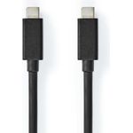 Nedis CCGB64020BK10 USB Kabel USB 3.2 Gen 2 (3.1 Gen 2) 1 m USB C Schwarz (CCGB64020BK10)
