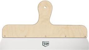 WESTEX Fassadenspachtel, rostfrei, 400 mm, Holzgriff aus rostfreiem Edelstahl, mit Sperrholzgriff, zum - 1 Stück (91394010)