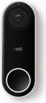 Nest Hello Video-Zugangssystem 3 MP Schwarz (NC5100GB)