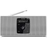 TechniSat DIGITRADIO 2 S Taschenradio DAB+, UKW Bluetooth®, DAB+, UKW Weckfunktion, wiederaufladbar Weiß (0001/3911)