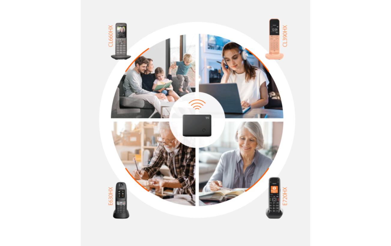 Gigaset Box 100 DECT-Basisstation Schwarz