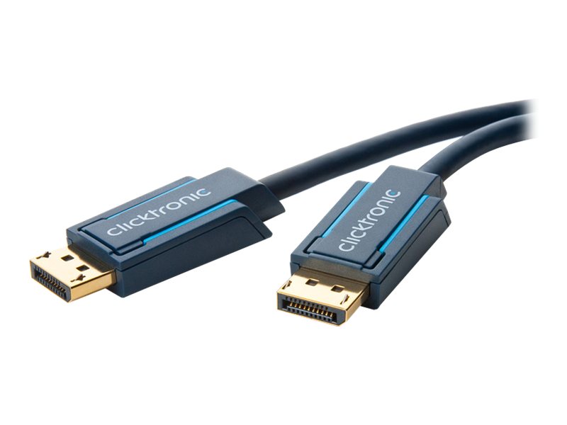 ClickTronic 70710 DisplayPort-Kabel 1 m Blau