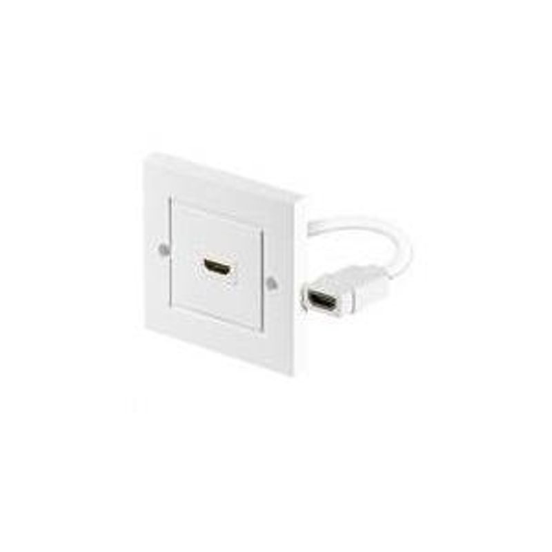 MicroConnect - Ausgang - HDMI - weiß HDMWALL1