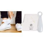 HYGOSTAR Schuhlöffel, aus PET, weiß, einzeln verpackt ideal für Hotels, ergonomische Form für komfortables - 1 Stück (556115)