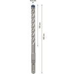 Bosch Accessories EXPERT SDS plus-7X 2608900170 Hammerbohrer 10teilig 10.00 mm Gesamtlänge 165 mm SDS-Plus 10 St.
