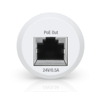 Ubiquiti Networks PoE-Injector INS-3AF-I-G Gigabit 802.3af 48 V Weiß