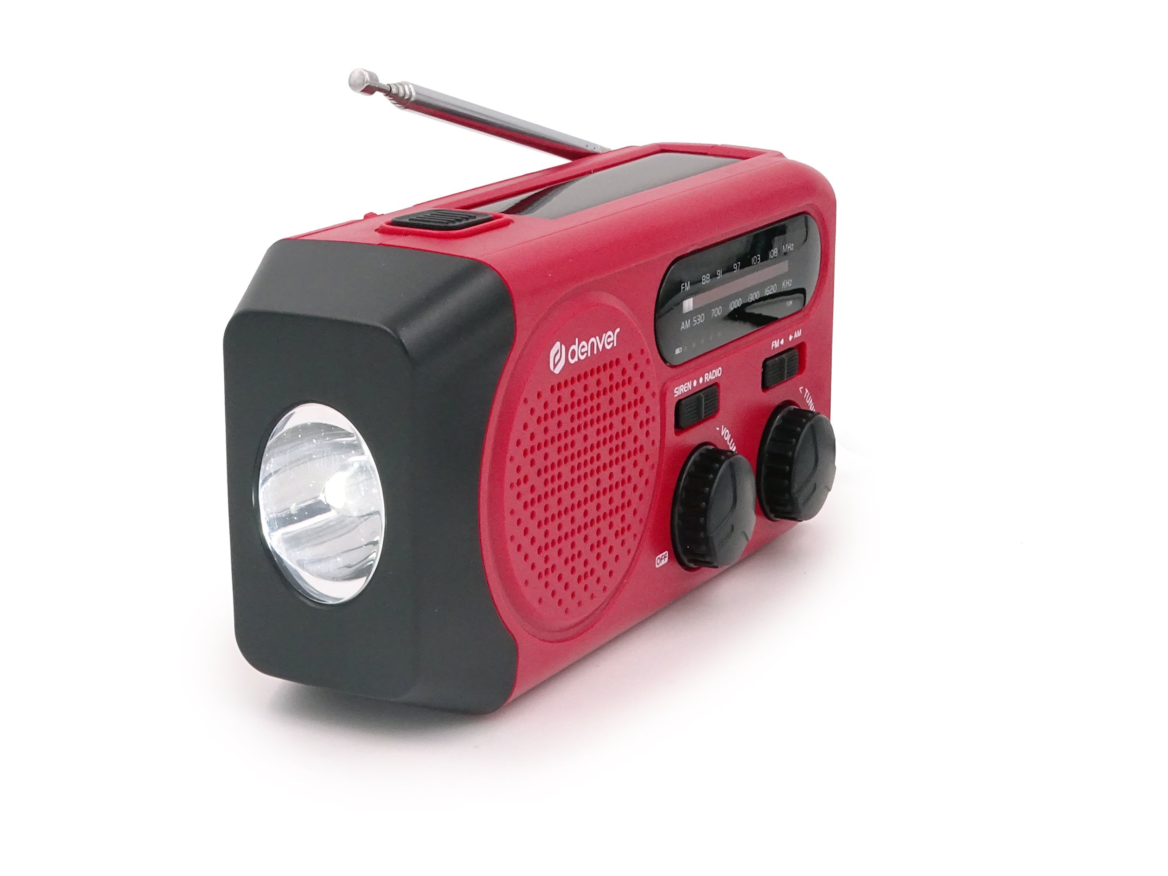DENVER SCR-2010 Radio 2000 mAh Rot