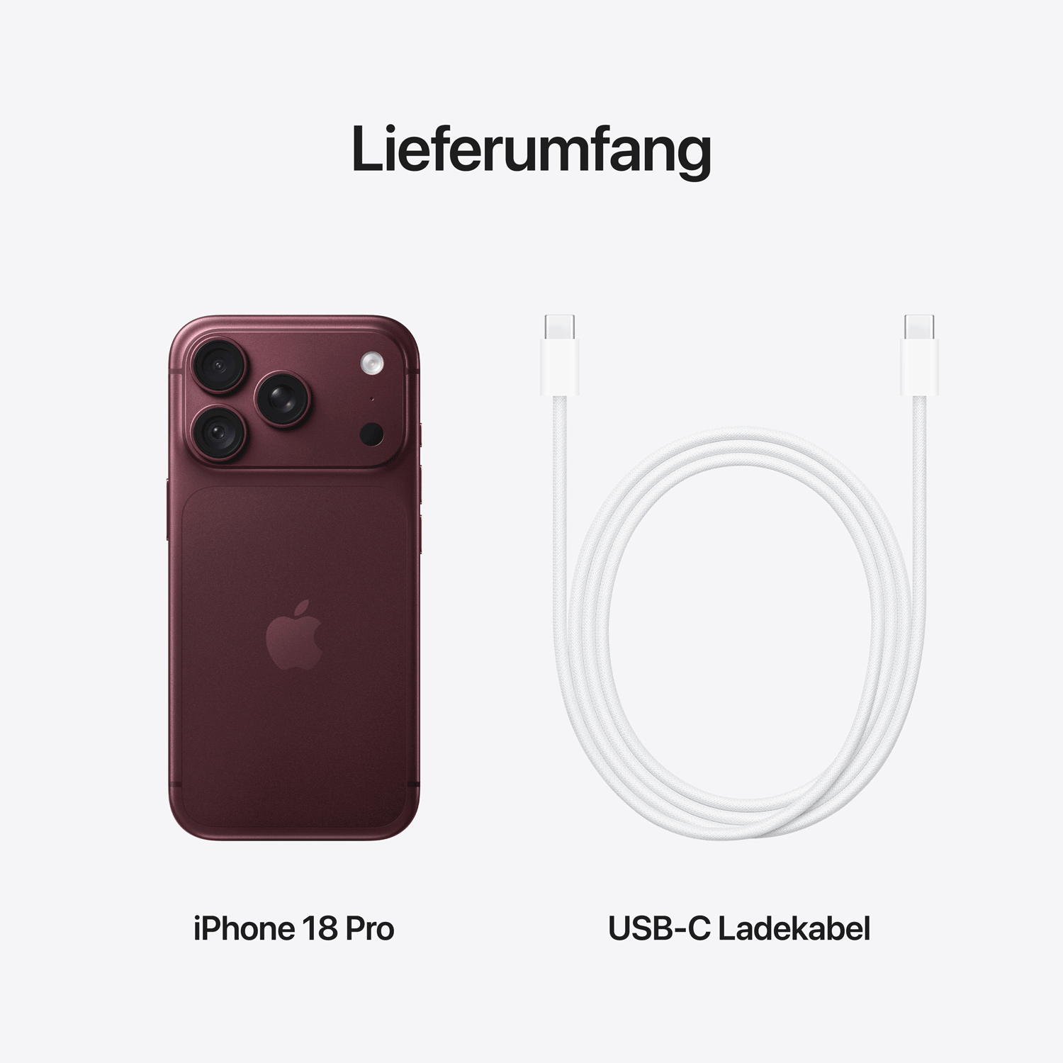 Apple iPhone 18 Pro 1 TB Burgunder